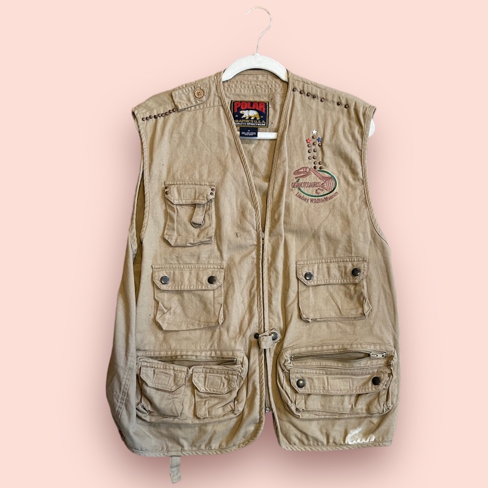 Polar Graphics Vest “Lindsay Wildlife Museum” XL Tan